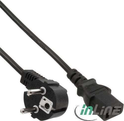 InLine Schuko - IEC C13 Cable 5m Μαύρο 16655