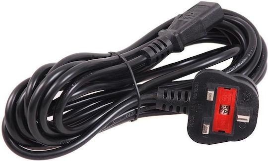 Maclean Power Cable Mctv-806 3-pin Black 1.5m