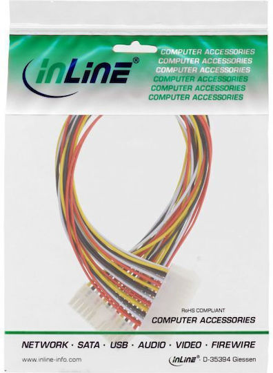 InLine 24 de pini ATX - 24 de pini ATX Cablu 0.45m Multicolor (26629A)