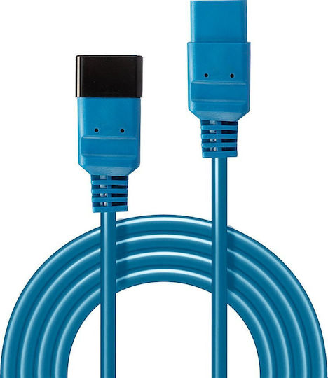 Lindy IEC C19 - IEC C20 Cablu 3m Albastru (30122)