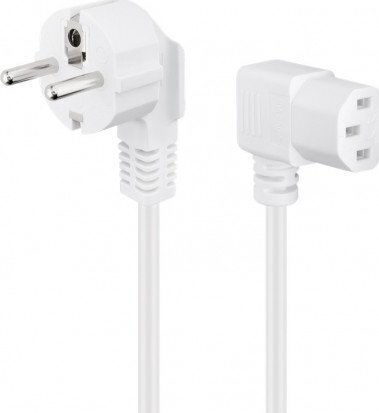 Goobay Schuko - IEC C13 Kabel 3m Weiß (95430)