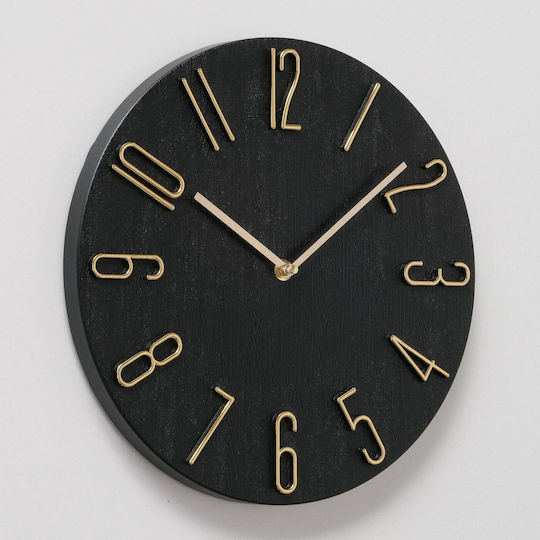 Boltze Wall Clock Black Ø30cm