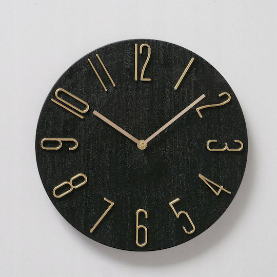 Boltze Wall Clock Black Ø30cm