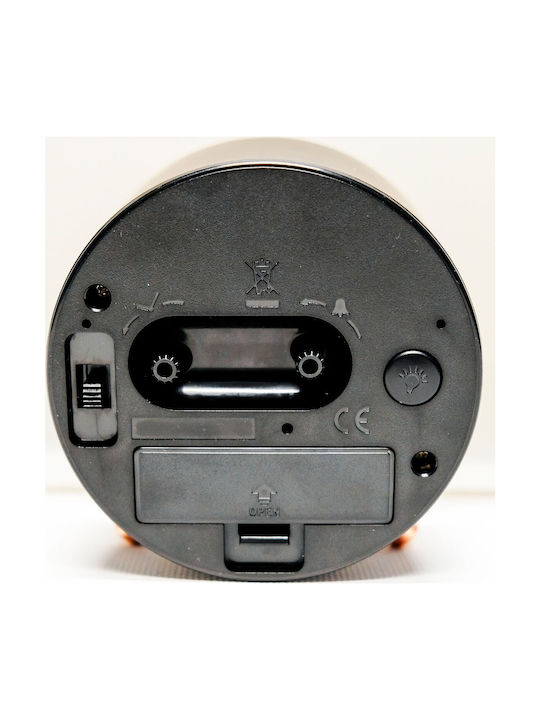 Technoline Tabletop Clock with Indicators with Alarm Clock Black