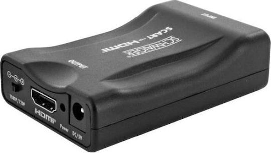 Schwaiger Μετατροπέας HDMI female σε Scart female (HDMSCA01533)