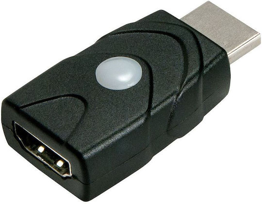 Lindy HDMI 2.0 EDID Emulator Μετατροπέας HDMI male σε HDMI female 1τμχ