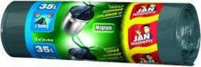 Jan Niezbędny Trash Bags Capacity 35lt with Drawstring 15pcs Green