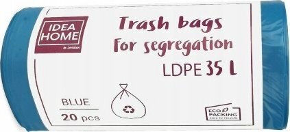Teka Trash Bags Capacity 35lt 20pcs Blue