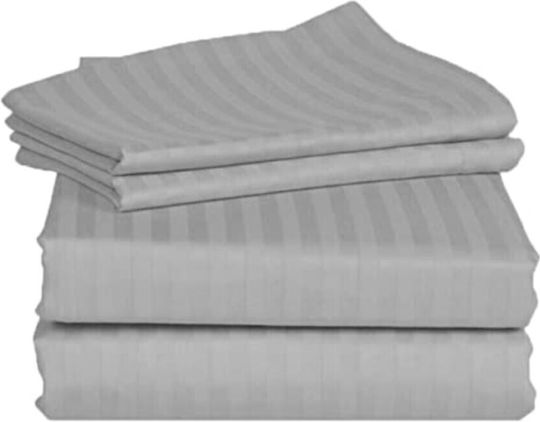Pucioasa Σεντόνι Υπέρδιπλο 240x260εκ. Light Gray