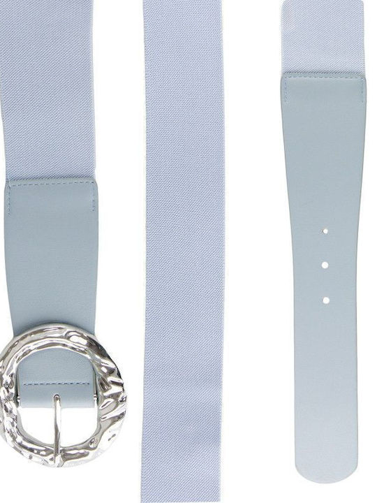Elastic Women's Belt Blue