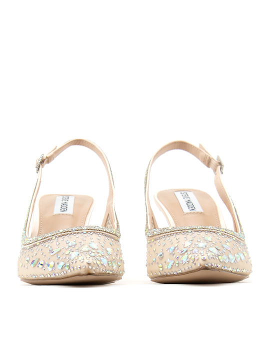 Steve Madden Vero Γόβες με Λουράκι & Μεσαίο Τακούνι Ασημί Steve Madden Vero Γόβες με Λουράκι & Μεσαίο Τακούνι Ασημί