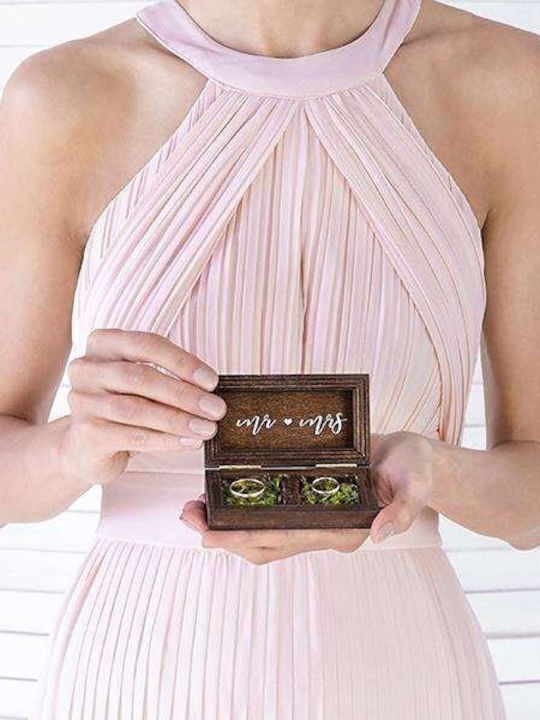 PartyDeco Wooden Jewellery Box 10x5.5cm
