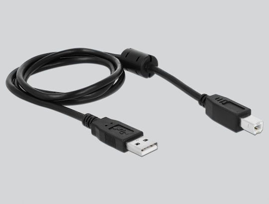 DeLock Μετατροπέας Serial male σε USB-B female Ασημί 1τμχ 87414