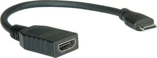 Value Μετατροπέας mini HDMI male σε HDMI female 1τμχ 11.04.5586-10