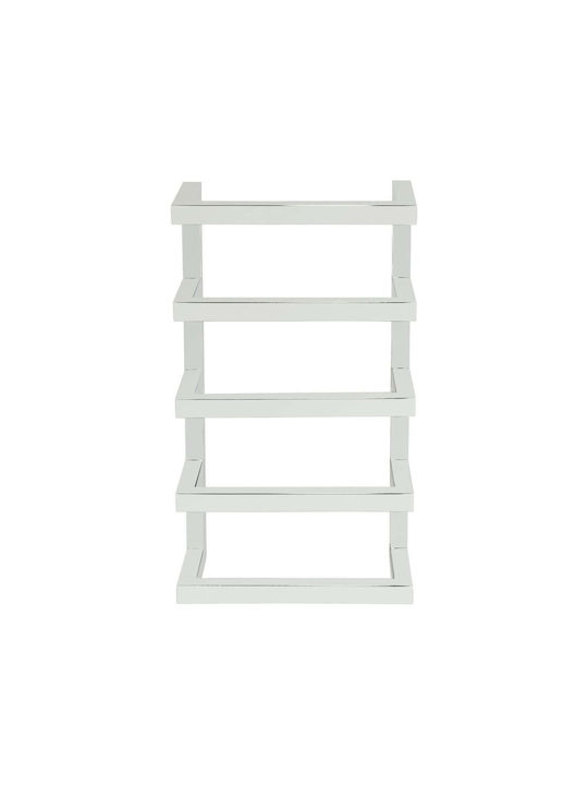 Wenko Καλόγερος Μπάνιου Μονός ​8x8cm Inox Ασημί