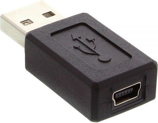 InLine Конвертор USB-A Мъжки в Мини USB Женски 1 Брой 33500A