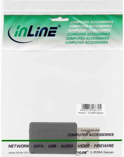 InLine Конвертор USB-A Мъжки в Мини USB Женски 1 Брой 33500A