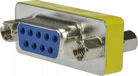 Valueline Μετατροπέας Serial female σε Serial female Ασημί 1τμχ DM-0625-L
