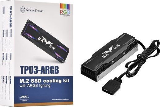 Silverstone SST-TP03 M.2 SSD-Kühlung Schwarz
