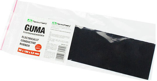 Termopasty Thermal Pad Ηλεκτρικά αγώγιμο φύλλο καουτσούκ (χωρίς κόλλα) 50 x 150 x 0,5mm Μαύρο
