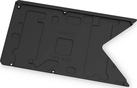 Ekwb GPU Backplate EK-Quantum Vector FE RTX 3080 Backplate GPU Water Block Μαύρο