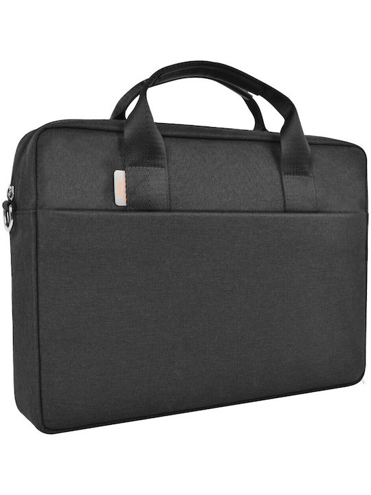 Wiwu Minimalist Pro Αδιάβροχη Τσάντα Ώμου / Χειρός για Laptop 14" σε Μαύρο χρώμα