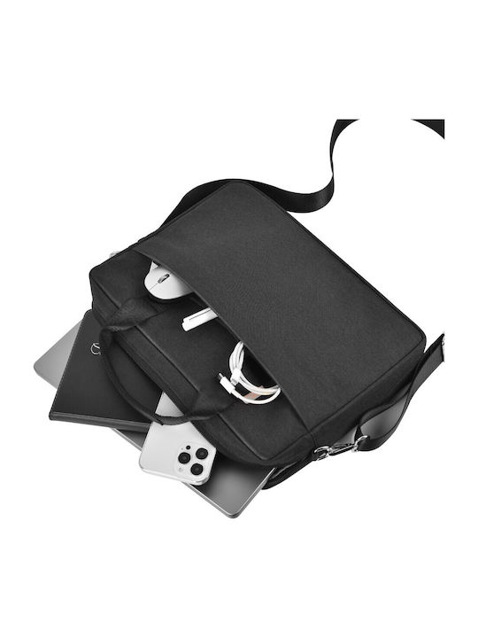 Wiwu Minimalist Pro Αδιάβροχη Τσάντα Ώμου / Χειρός για Laptop 14" σε Μαύρο χρώμα