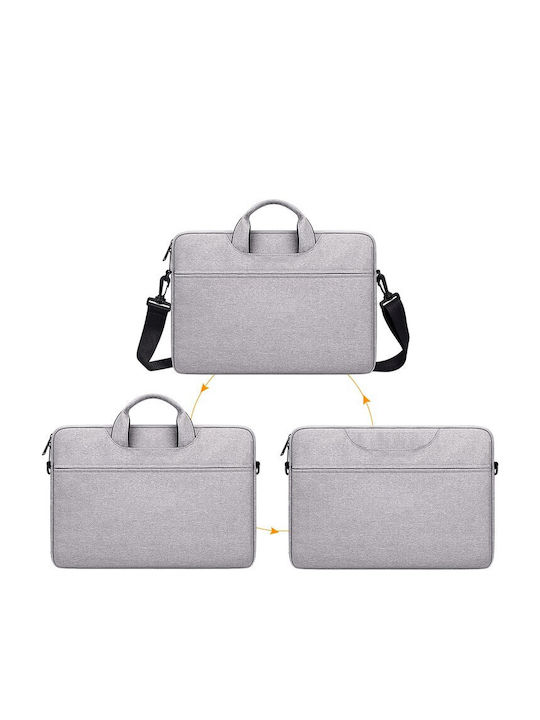 Devia Justyle Τσάντα Ώμου / Χειρός για Laptop 16" σε Γκρι χρώμα