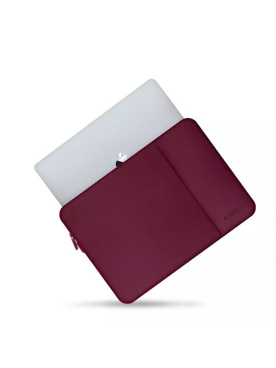 Tech-Protect Neopren Θήκη για Laptop 13" σε Μπορντό χρώμα