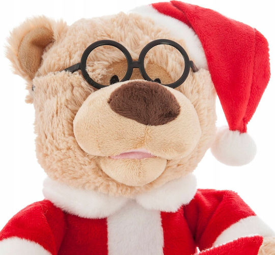 Fééric Lights and Christmas Interactive Teddy Bear Santa Claus Outfit 27 Cm