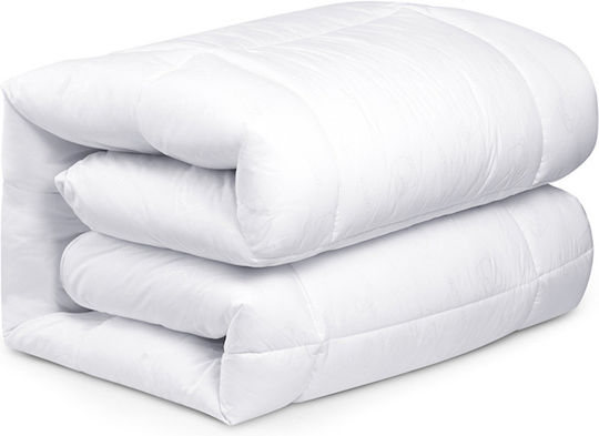 Pucioasa Husă de pătură De Lână Single 140x210cm Alb 400 g/mp²Gsm