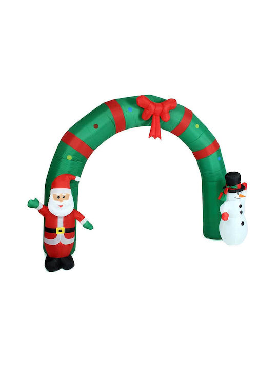 Bakaji Bakaji Inflatable Christmas Arch Santa Claus Snowman 300x240h for Outdoor Use