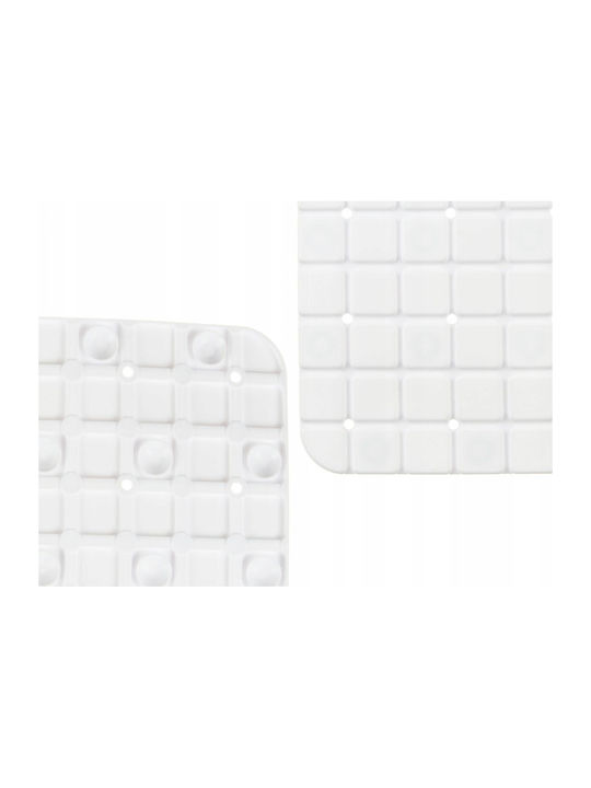 Berilo Rutschfest Badematte Rechteckig Brick 50x50cm