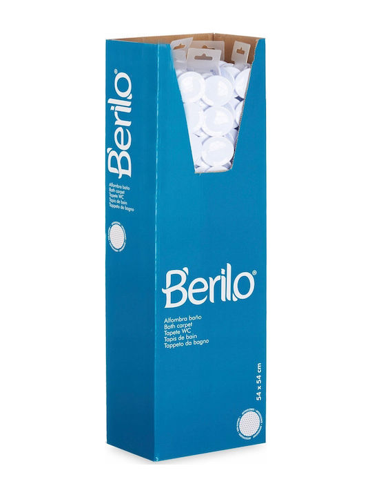 Berilo Rutschfest Badematte Rechteckig Brick 54x54cm
