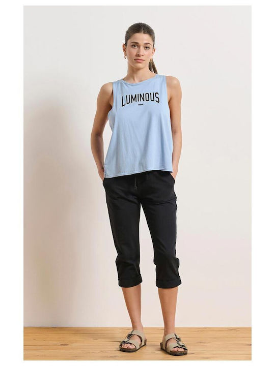 Damen Jogginghosen Capri Schwarz
