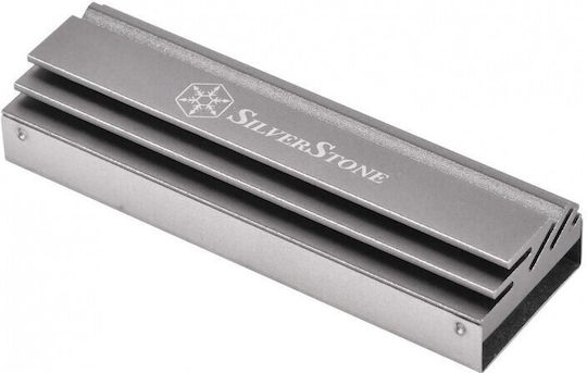 Silverstone M.2 Passive Cooler Aluminum Titanium Grey M.2 SSD-Kühlung Gray