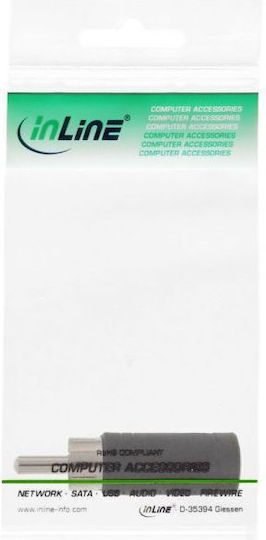 InLine Konverter RCA / 3.5mm männlich zu RCA / 3.5mm männlich 1Stück 99325