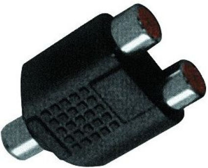 Aventure Verticale Μετατροπέας RCA female σε RCA 2x female 1τμχ ZLA0306