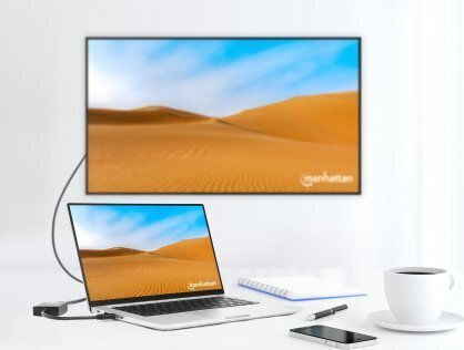 Manhattan Конвертор USB-A мъжки към USB-A женски 1бр 153690