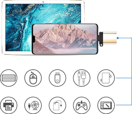 Mozos USB-C Male to USB-C Female Converter 1 Piece ASM-4
