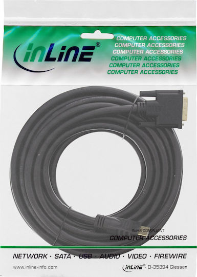 InLine Μετατροπέας HDMI / DVI-D / DIN male σε HDMI / DVI-D / DIN female 1τμχ 17659P
