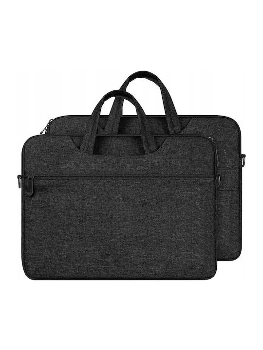 Dux Ducis Lbjb Tasche Schulter / Handheld für Laptop 15.4" in Schwarz Farbe
