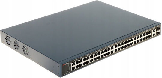 Hikvision DS-3E1552P-SI Unmanaged L2 PoE+ Switch with 48 Gigabit (1Gbps) Ethernet Ports