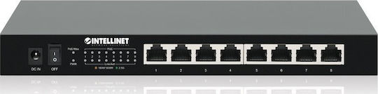 Intellinet 561938 Unmanaged L2 PoE+ Switch με 8 Θύρες Ethernet