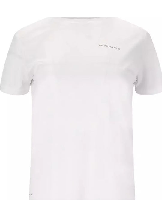 Damen Sportlich T-Shirt Schnell trocknend Weiß
