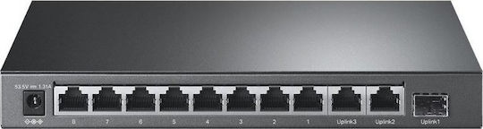 TP-LINK TL-SL1311P Unmanaged L2 PoE+ Switch with 8 Ethernet Ports and 1 SFP Port