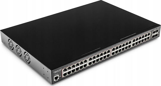 Cudy GS2048PS4-720W Управление на L2 Switch с 44 Портове Гигабитови (1Gbps) Ethernet