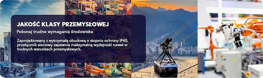 Cudy IG100P Unmanaged L2 PoE+ Switch με 8 Θύρες Gigabit (1Gbps) Ethernet