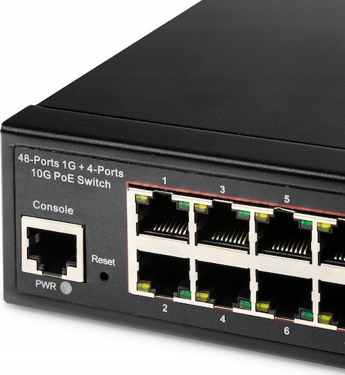Cudy GS2048PS4-720W Управление на L2 Switch с 44 Портове Гигабитови (1Gbps) Ethernet