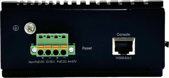 Level One IGU-1071 Managed L2 Switch με 8 Θύρες Gigabit (1Gbps) Ethernet και 2 SFP Θύρες
